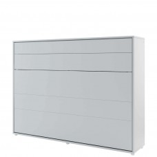Sienas gulta 140 BED CONCEPT BC-04, balts glancēts